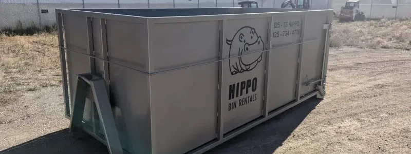 hippo bins bin airdrie dumpster rentals